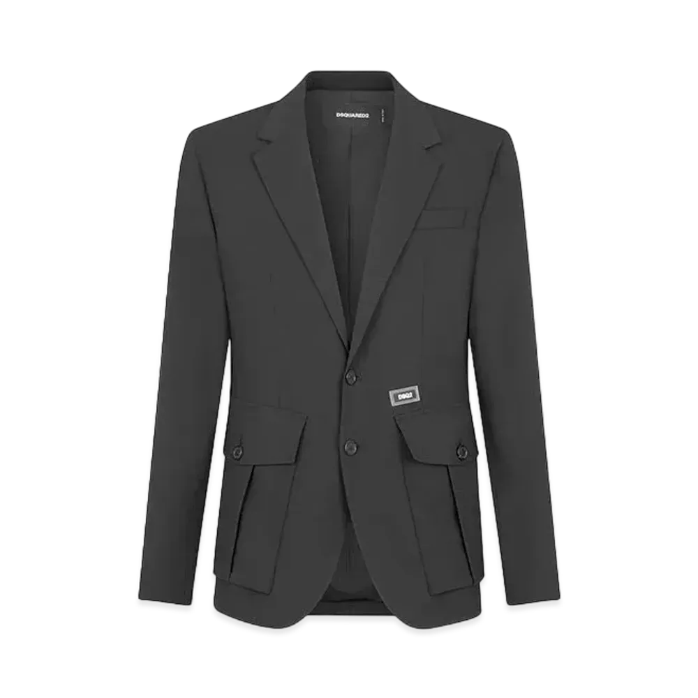 Dsquared2 Black Utility Blazer "Black"
