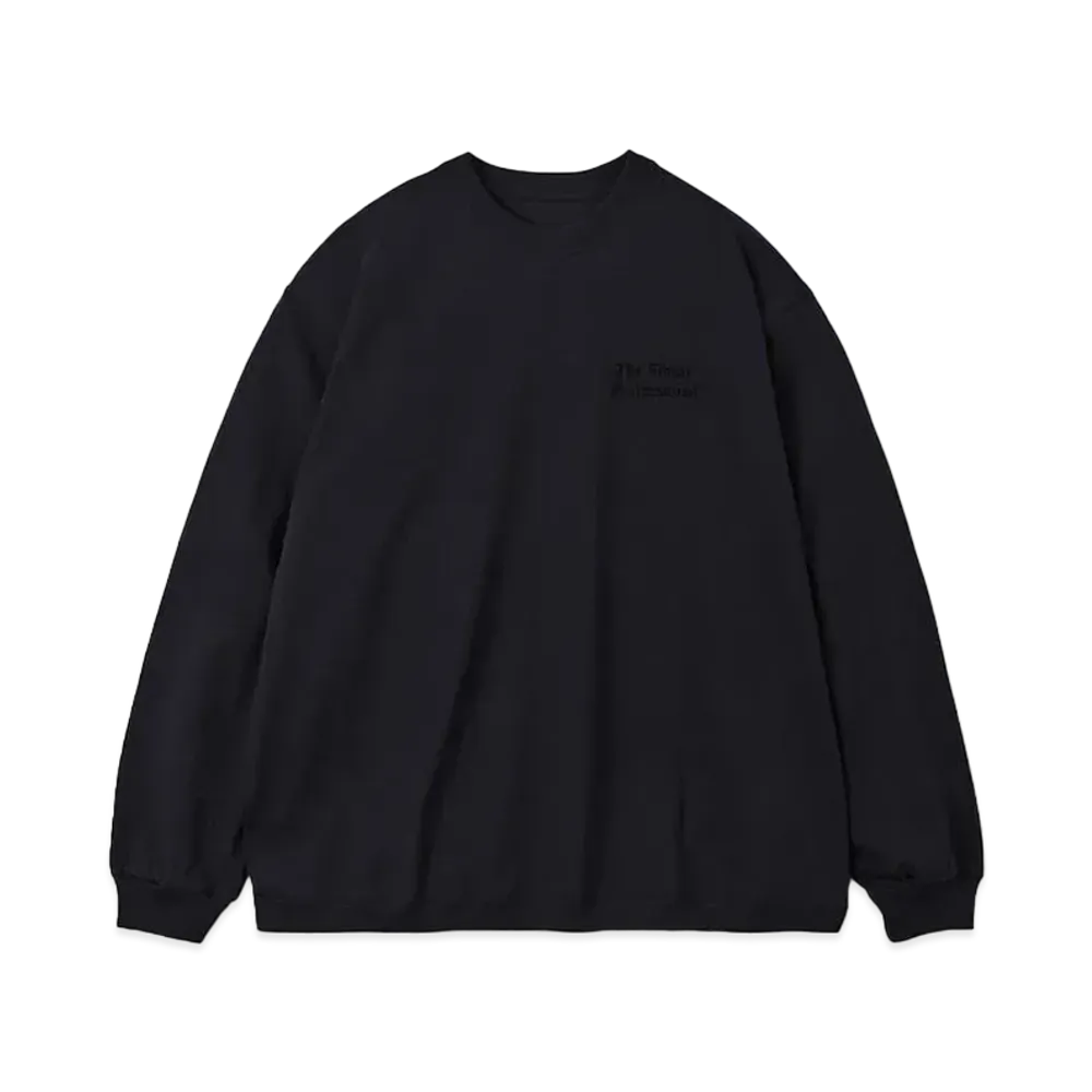 ENNOY 23SSLong Sleeve Hem Rib Tee "Black"