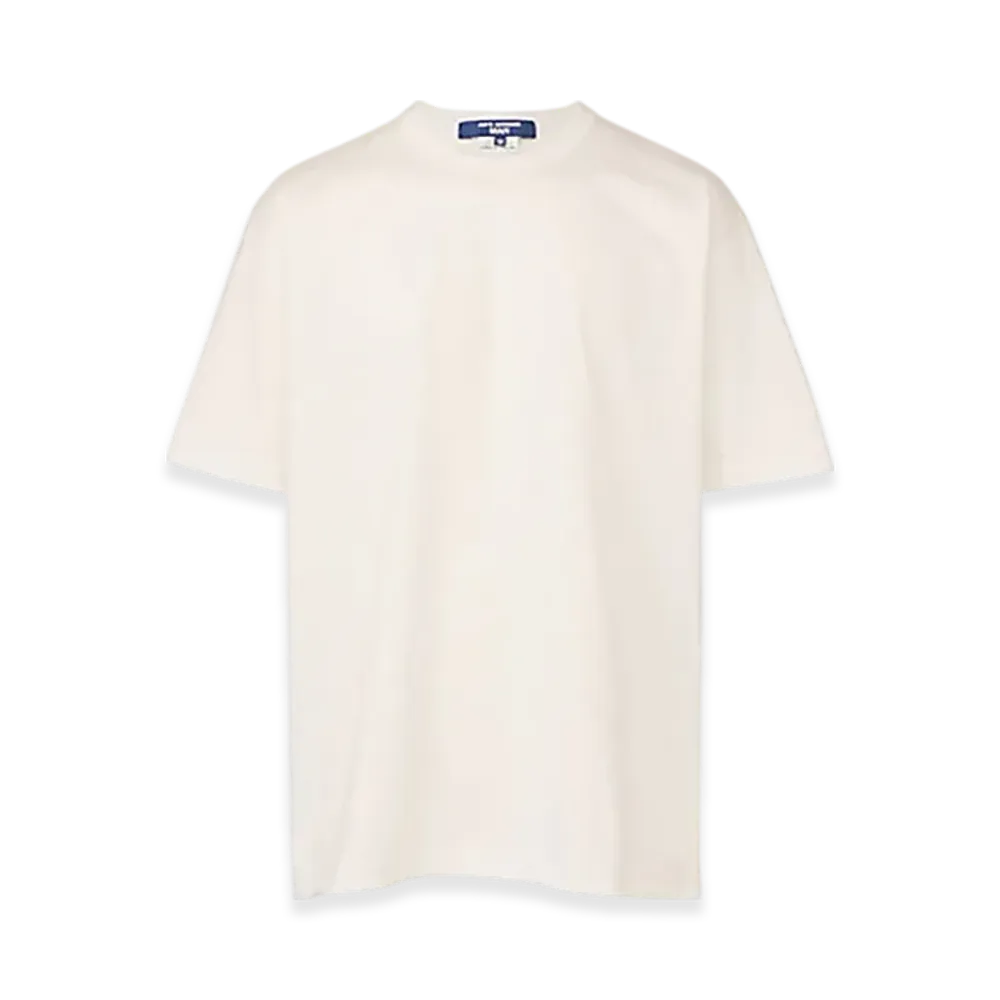 JUNYA WATANABE MAN Cotton Polyester Plating Jersey Plain Tee "White"