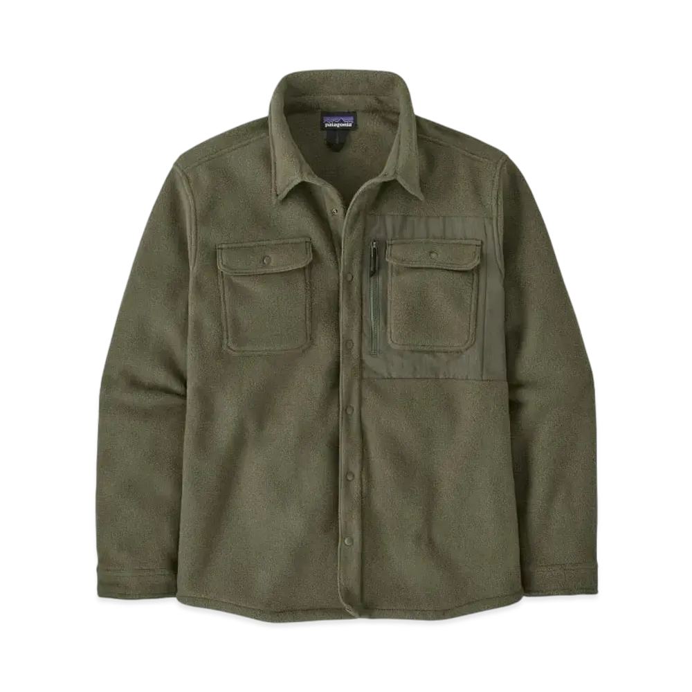 Patagonia Men's Synchilla Shirt Jacket "Basin Green"