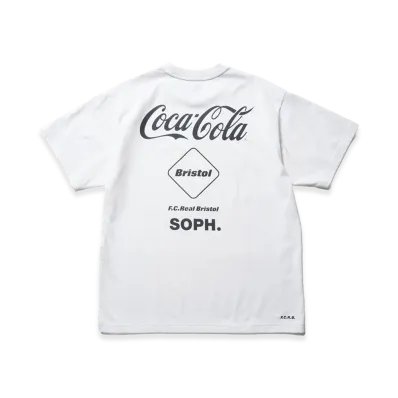 F.C.Real Bristol x Coca-Cola Listed Logos Tee "White"