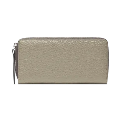 Maison Margiela Four Stitches Zip-Around Wallet "Nuage"