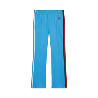 adidas x GUCCI Cotton Jersey Track Bottoms "Light Blue"