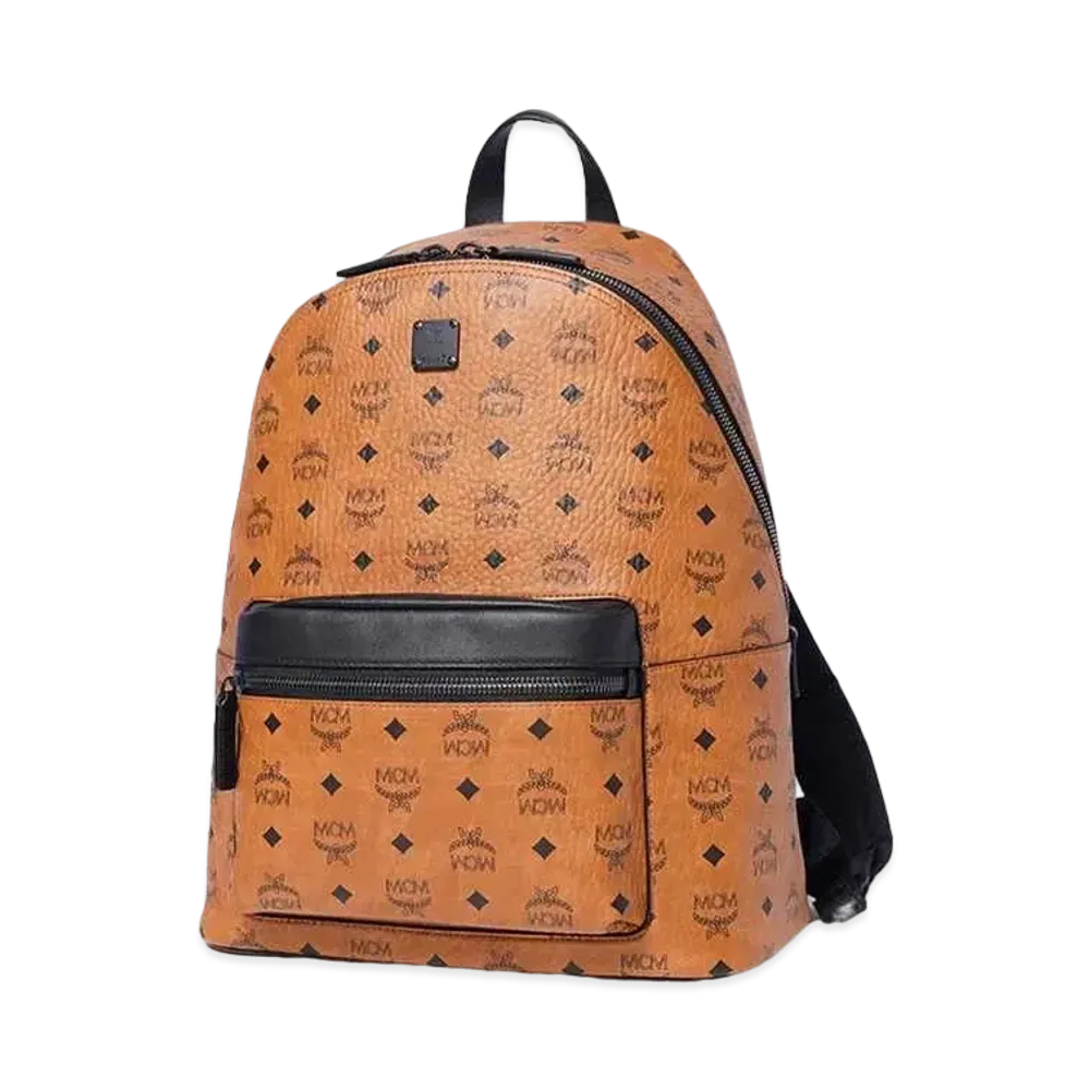 MCM STARK BACKPACK MEDIUM "COGNAC"