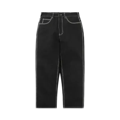 thisisneverthat Contrast Stitch Pant "Black"
