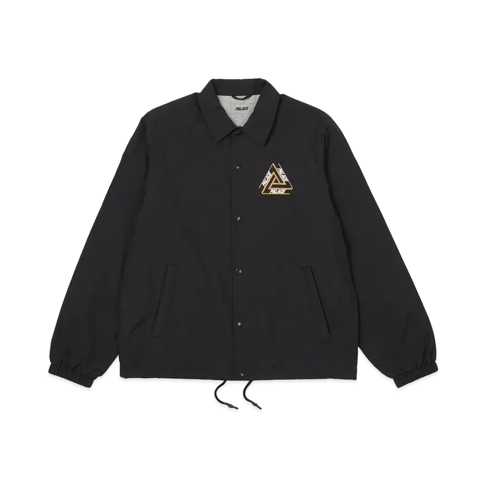PALACE TRI OUTLINE COACH JACKET "Black"