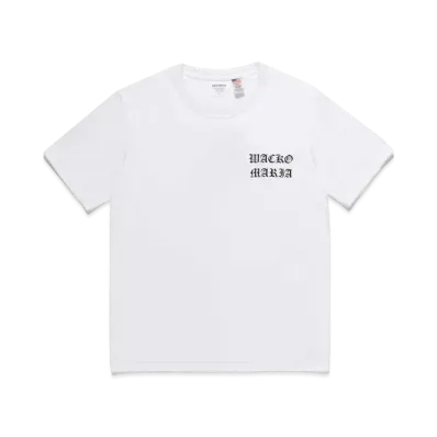 WACKO MARIA US FABRIC T-SHIRT #1 "White"