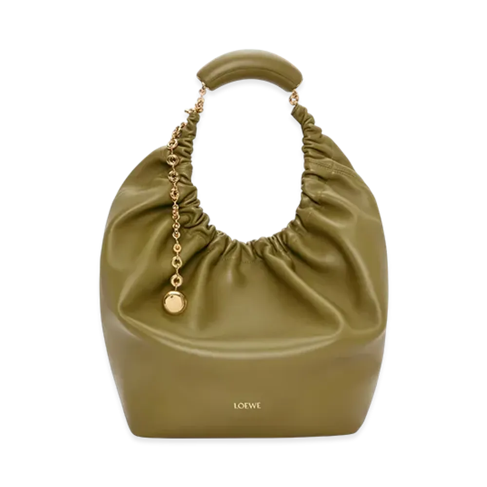 LOEWE Squeeze Bag Medium "Olive"