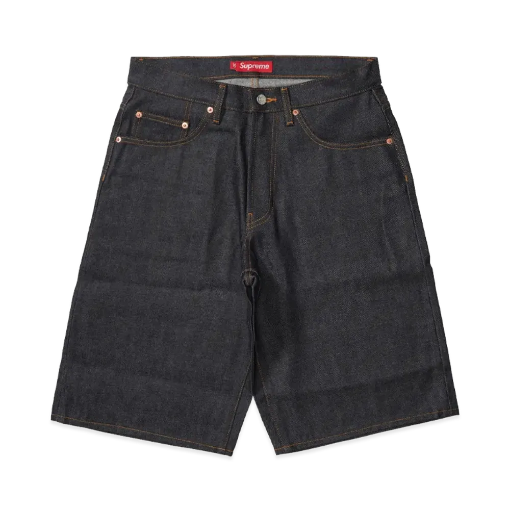 Supreme Baggy Selvedge Denim Short (26SS) "Rigid Indigo"