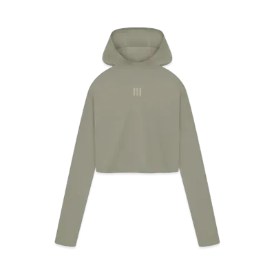 FEAR OF GOD x adidas FEAR OF GOD ATHLETICS Base Layer Crop Hoodie "Clay"