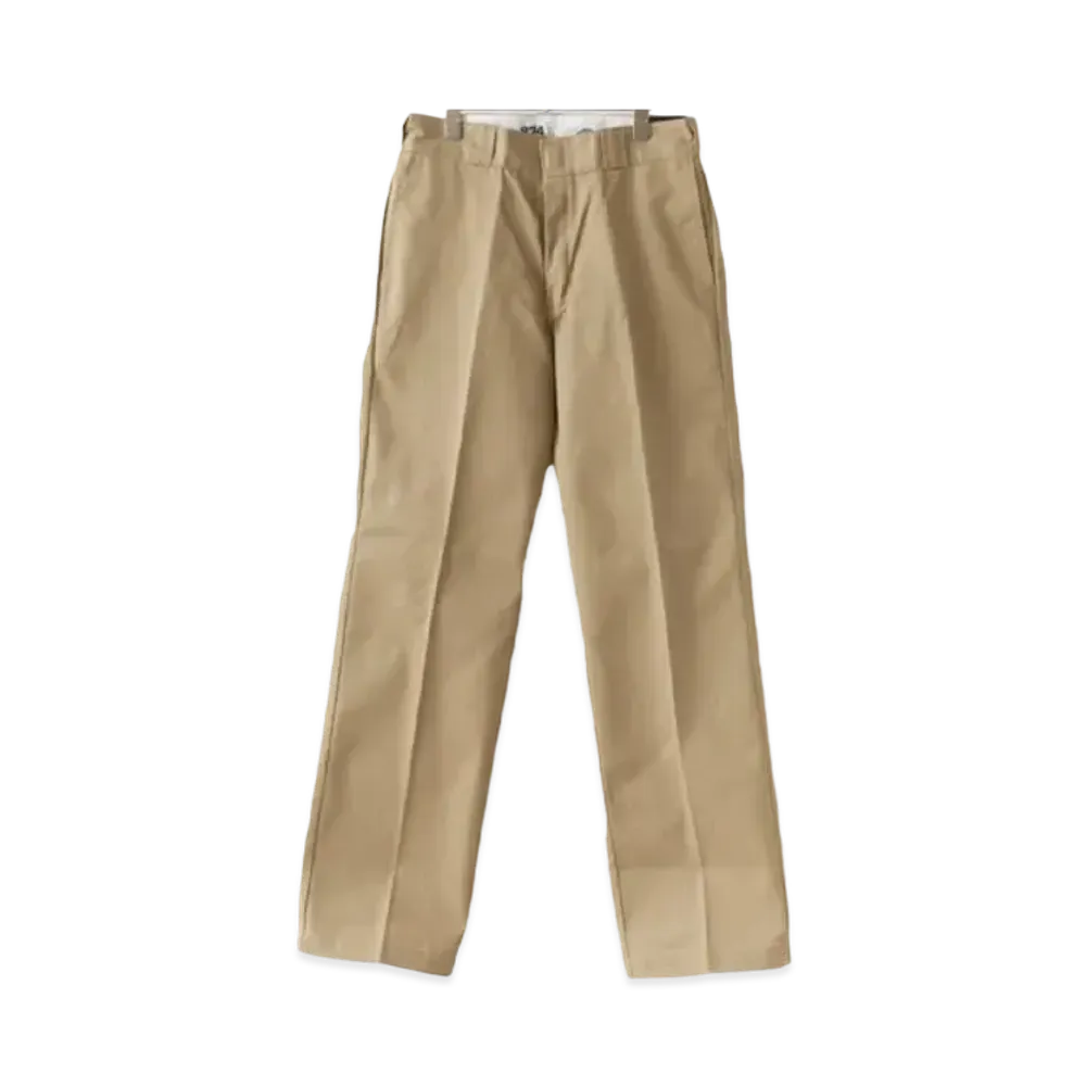 Dickies THE ORIGINAL FIT 874 TC twill center press skater pants "Beige"