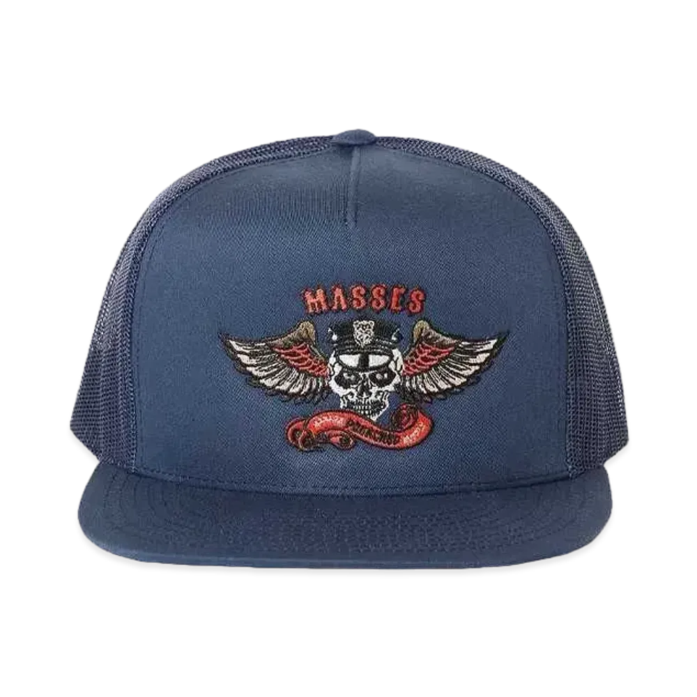 MASSES MASSES x PORKCHOP MESH CAP EAGLE P "NAVY"