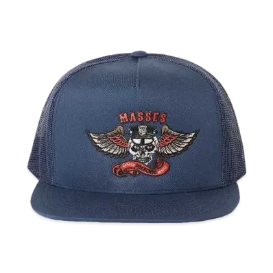 MASSES MASSES x PORKCHOP MESH CAP EAGLE P "NAVY"
