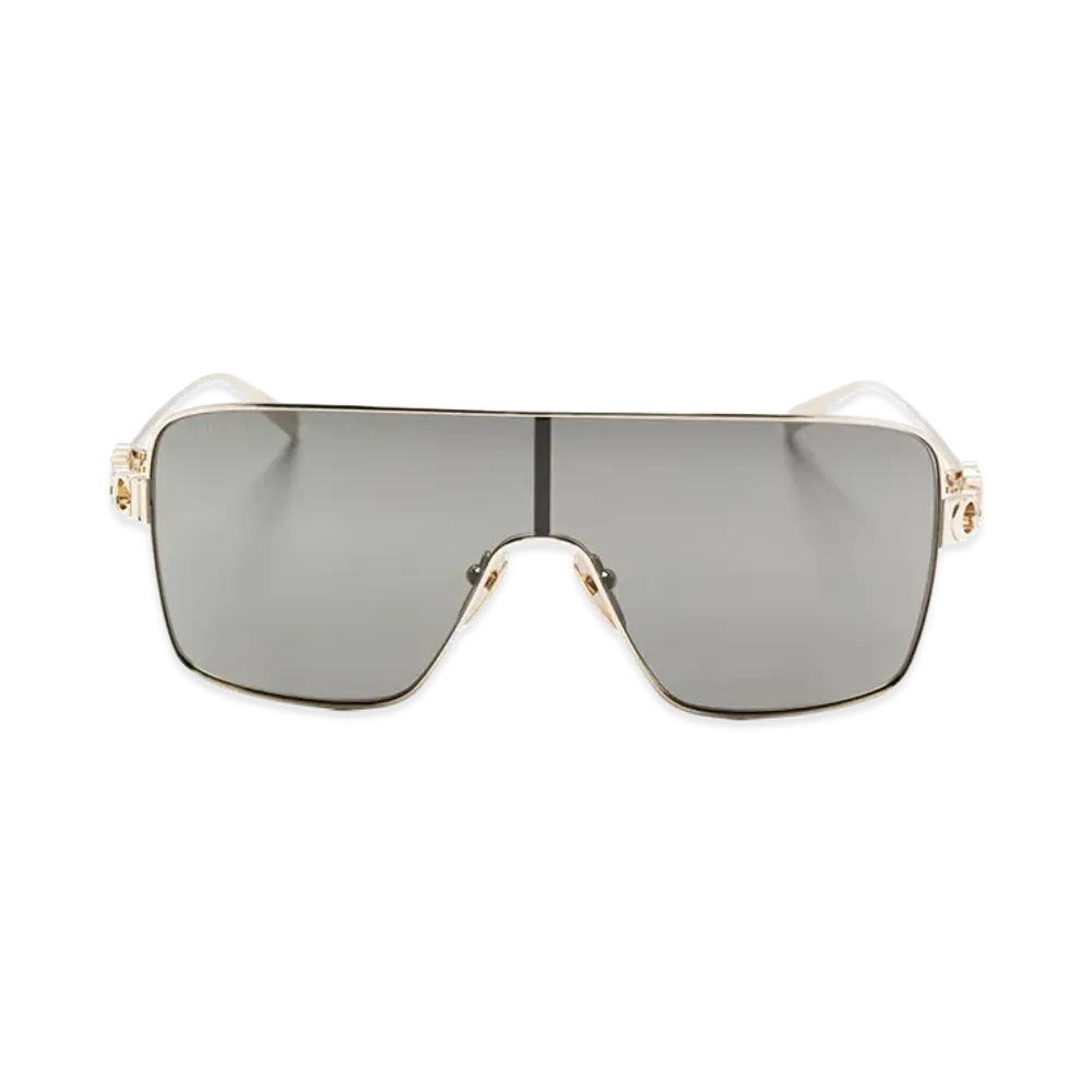 GUCCI Women's Platinum Metal Sunglasses "Gold"