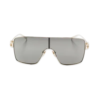 GUCCI Women's Platinum Metal Sunglasses "Gold"
