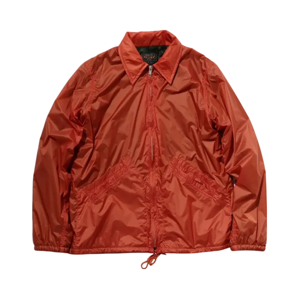 BEAMS Coach Jacket Nylon Fleece "Orange"