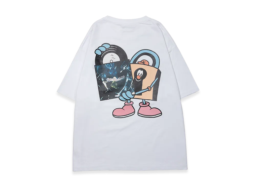 VAULTROOM x FUJIKO Record Tee "White"