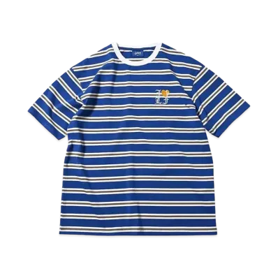 LFYT I LOVE LF MULTI BORDER TEE "BLUE"