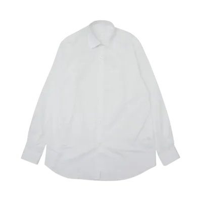 COMOLI Twill Dress Shirt - 24AW "White"