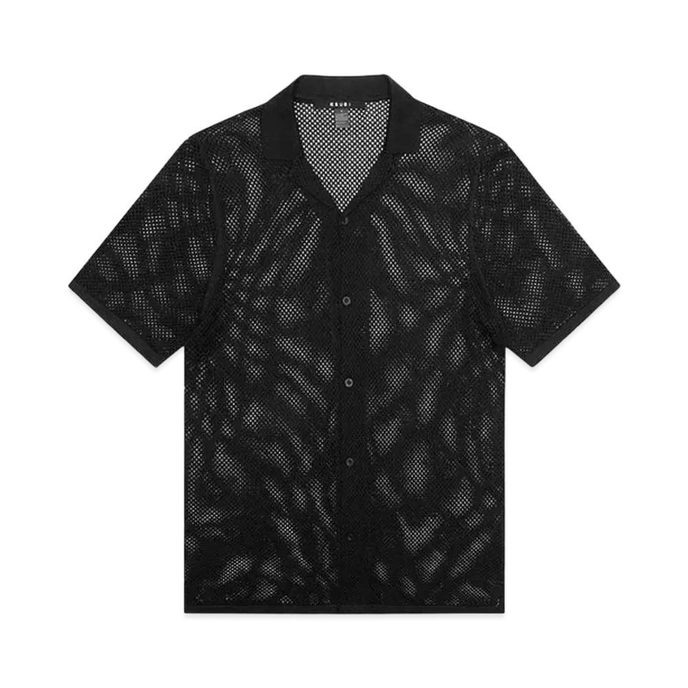 KSUBI Net Worth Knit Resort SS Shirt Black "Black"