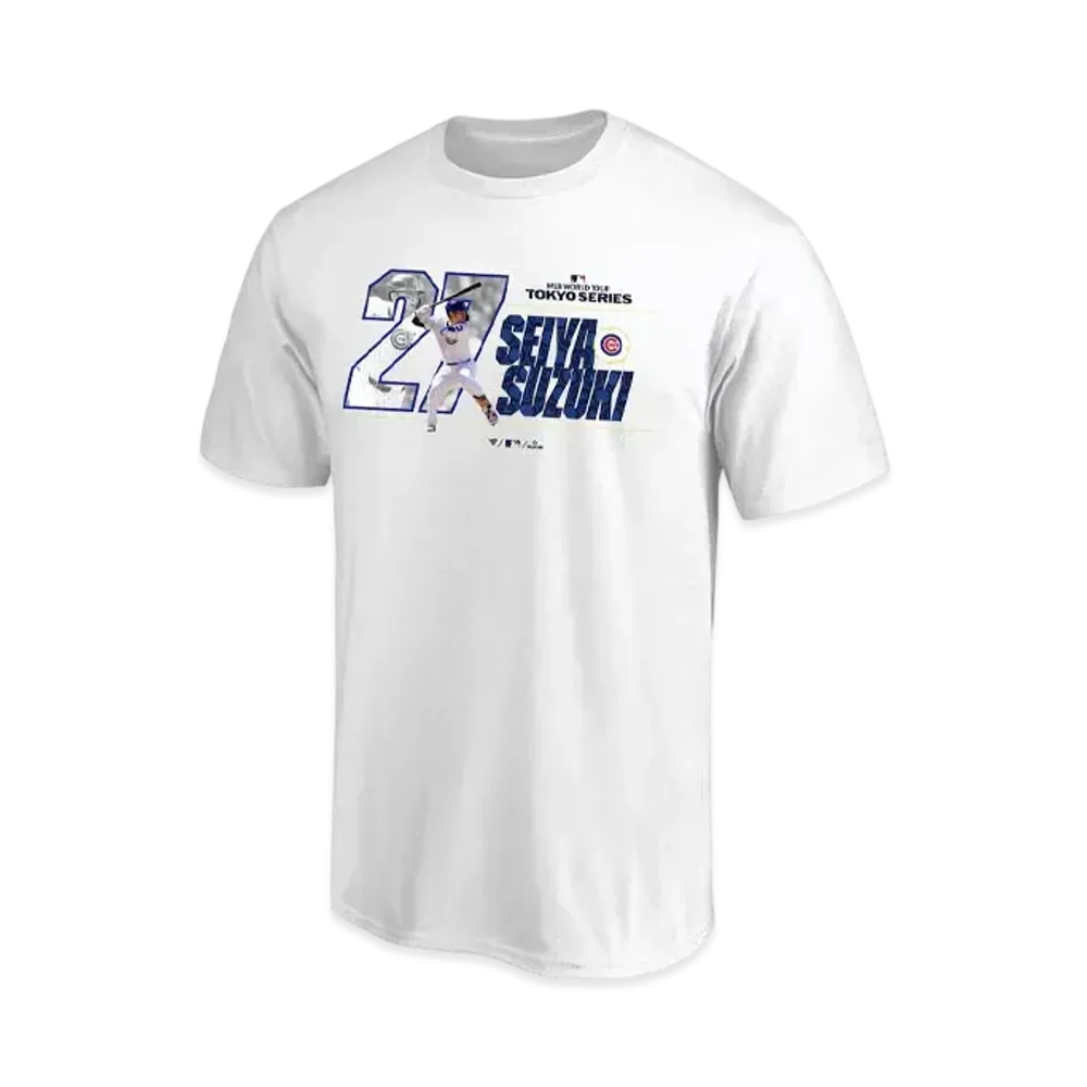 MLB Fanatics Cubs Seiya Suzuki MLB Tokyo Series Opening Game T-shirt Kids "White"