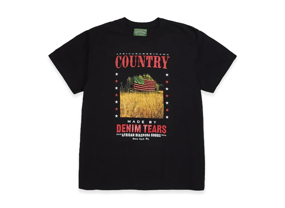 DENIM TEARS ADG Country Tee "Black"
