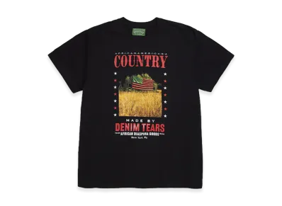 DENIM TEARS ADG Country Tee "Black"
