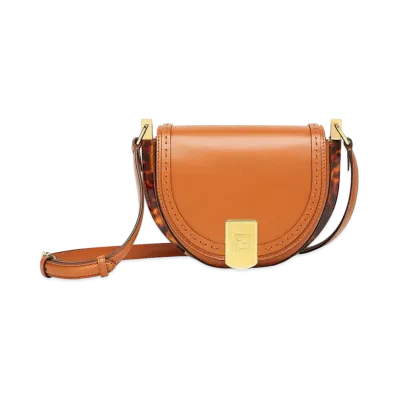 FENDI Moonlight Leather Bag "Brown"