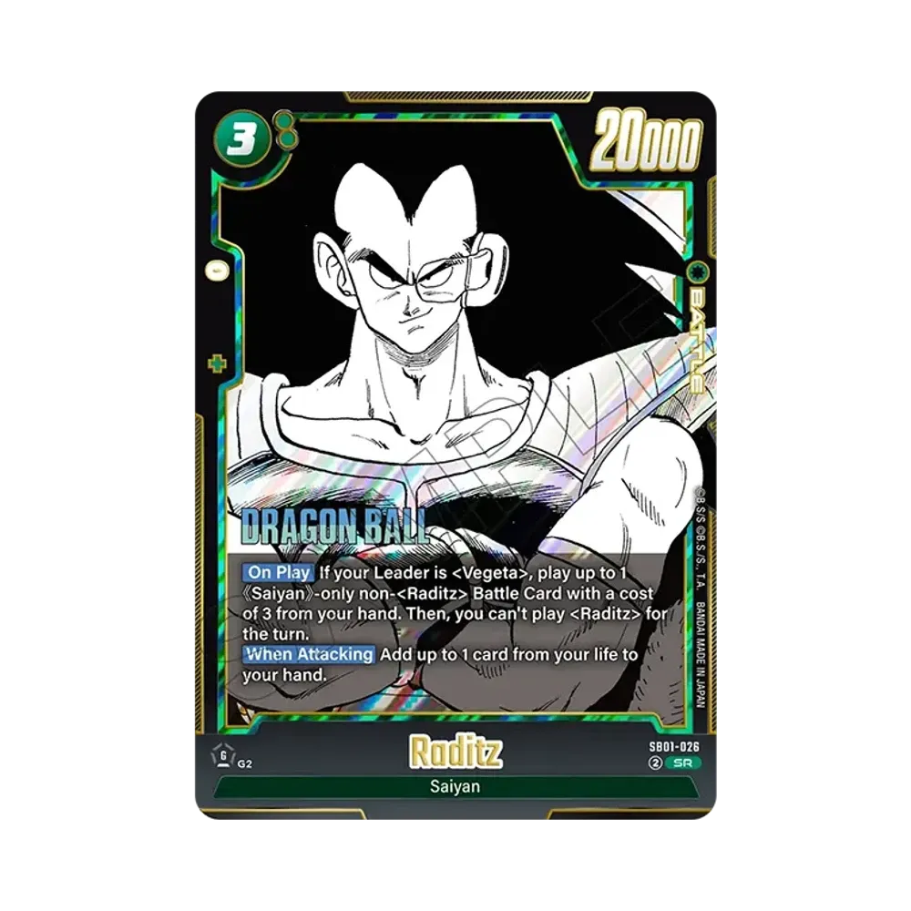 ラディッツ SR [SB01-026]【英語版】(フュージョンワールド「MANGA BOOSTER 01」)