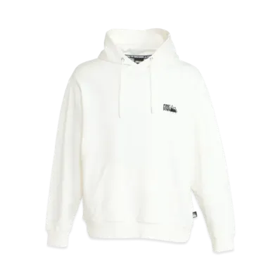 FIRST DOWN LOGO HOODED SWEAT "Off White"