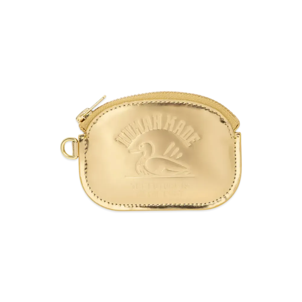 HUMAN MADE Leather Coin Case "Gold"