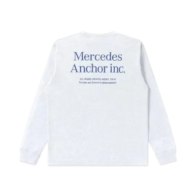 Mercedes Anchor Inc. L/S Pocket Tee "Grey"