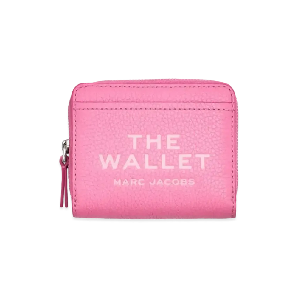 Marc Jacobs The Leather Compact Wallet Mini Petal Pink
