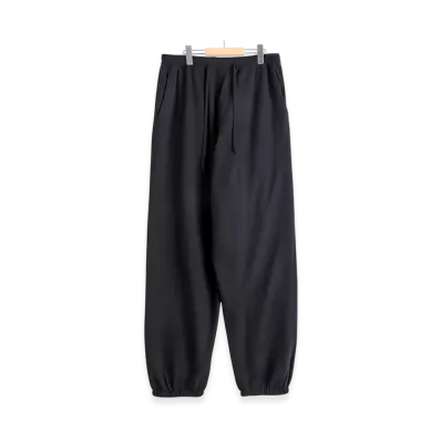 COMOLI Wool Knit Pants "Black"