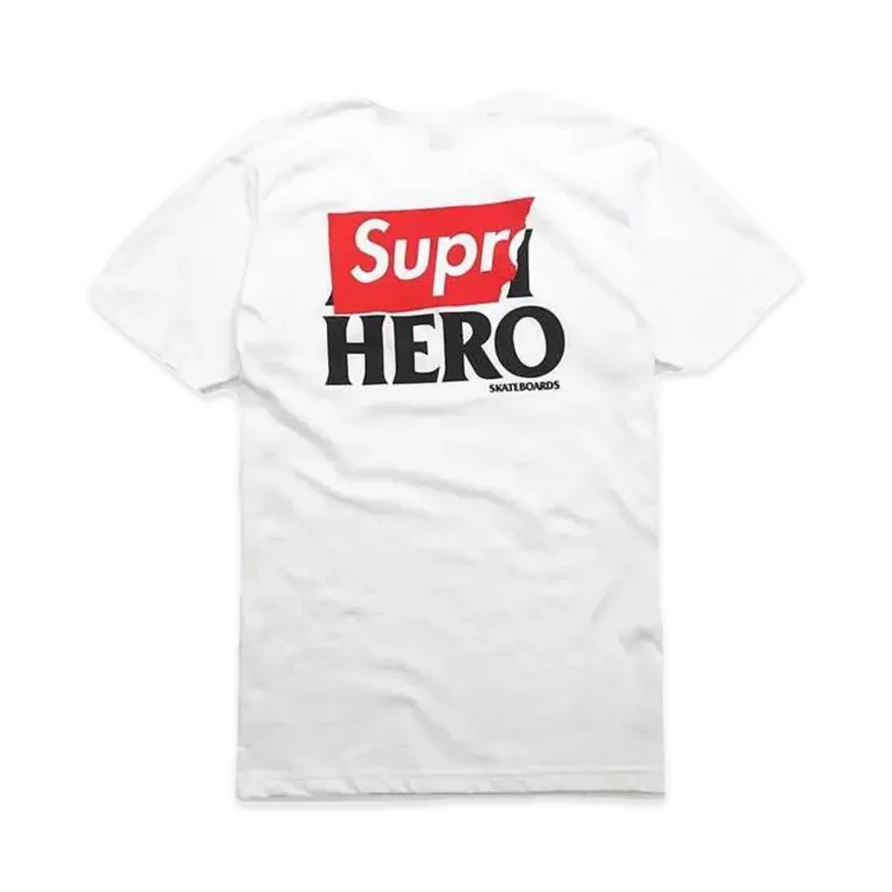 Supreme x ANTIHERO Logo Pocket Tee "White"