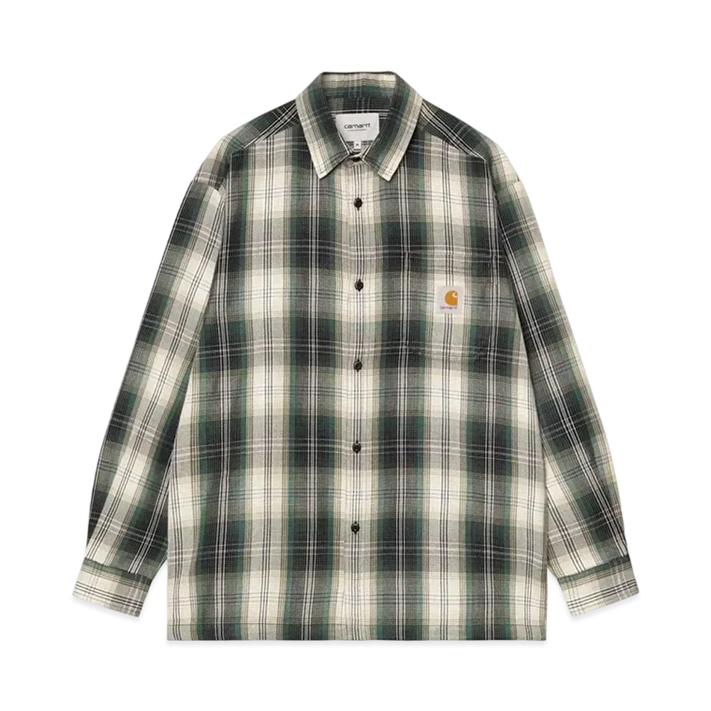 Carhartt WIP L/S Blanton Shirt "Blanton Check, Malachite"
