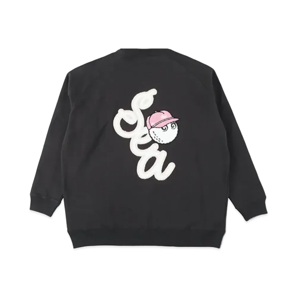 WIND AND SEA x Malbon Golf Crew Neck "Black"