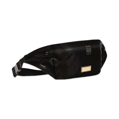Dolce&Gabbana Sicily Dna Black West Pouch Nylon Logo Plate "Black"