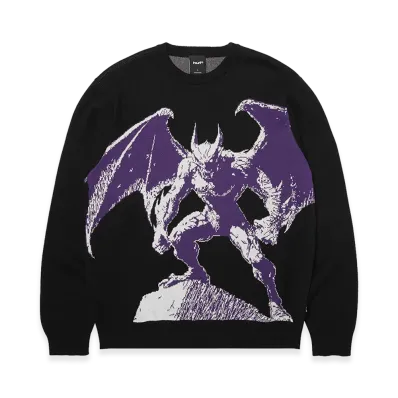 HUF Heaven Can Wait Crewneck Sweater "Black"