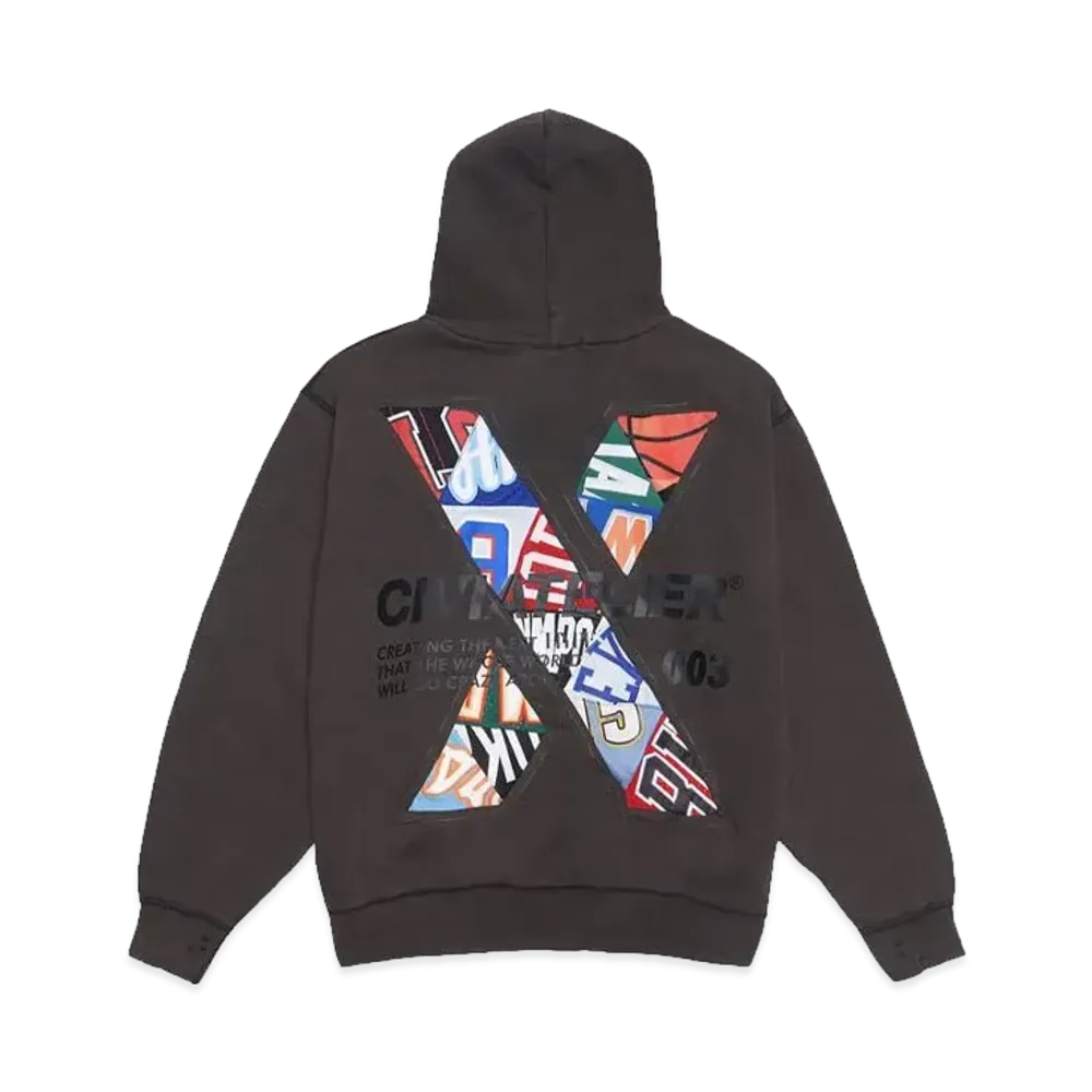 SNKRDUNK x CIVIATELIER 10TH ANNIVERSARY CHOICE IS YOURS NBA REMAKE HOODIE #003 "BLACK"