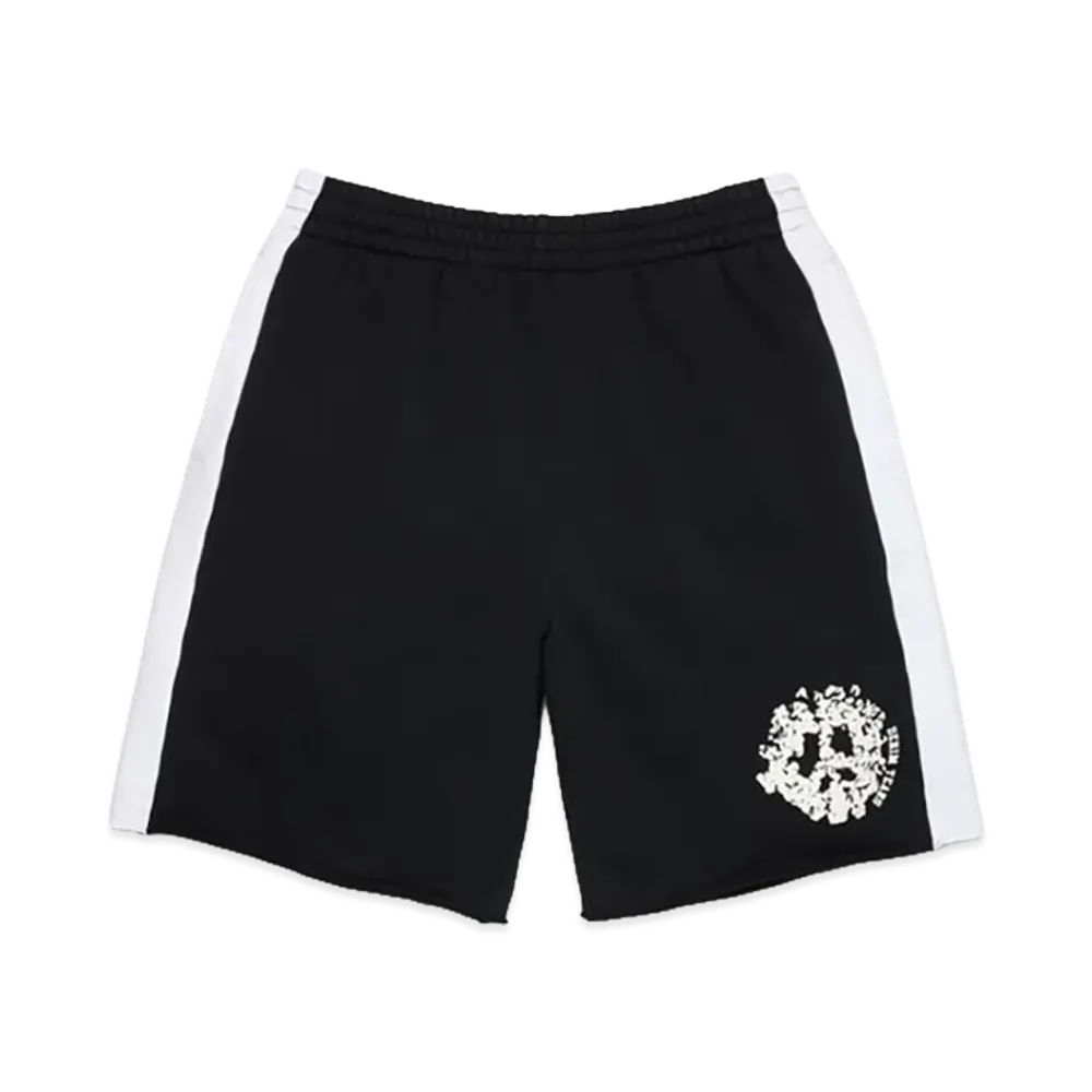 DENIM TEARS Denim U Paneled Sweatshort "Black"