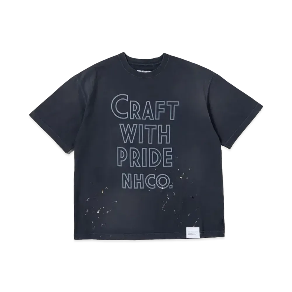 NEIGHBORHOOD Damage Crewneck SS "Black"