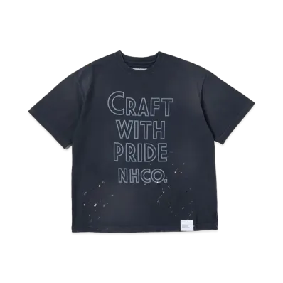 NEIGHBORHOOD Damage Crewneck SS "Black"