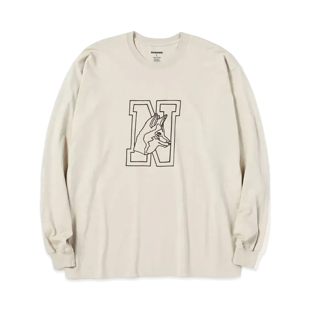 NEIGHBORHOOD NH-6 / C-TEE . LS "Beige"