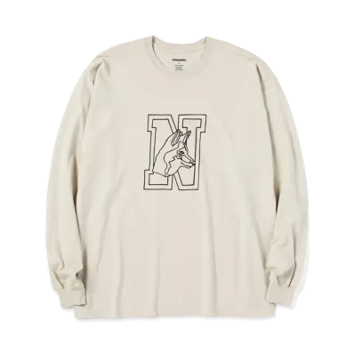 NEIGHBORHOOD NH-6 / C-TEE . LS "Beige"