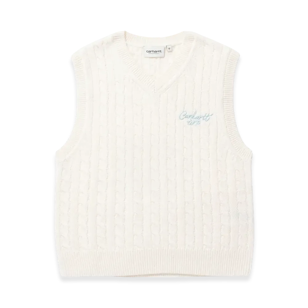 Carhartt WIP Women's Signature Knitwear Vest "Ivory"