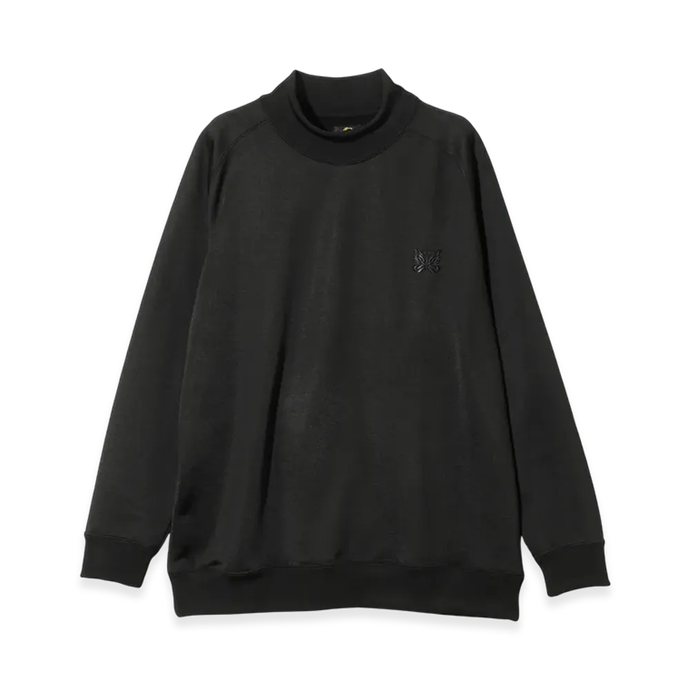 NEEDLES Mock Neck Shirt - Bright Jersey "Black"