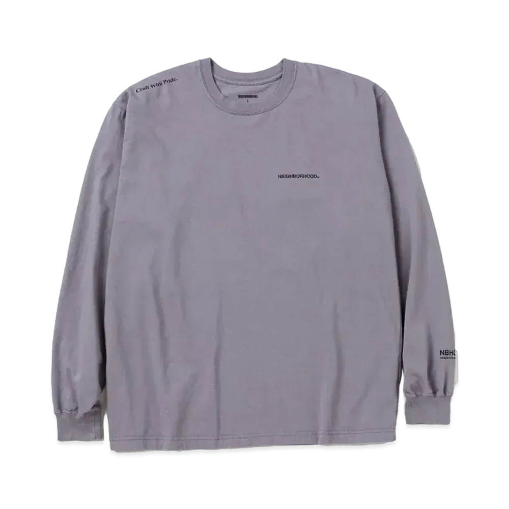 NEIGHBORHOOD NH . Tee LS-8 "Gray"