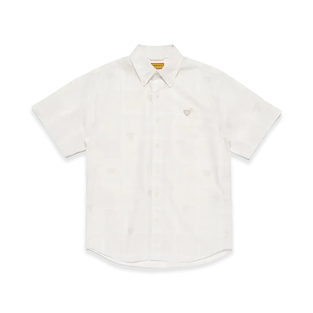 HUMAN MADE Patchwork Printed S/S Shirt "White"