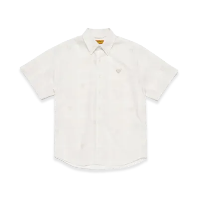 HUMAN MADE Patchwork Printed S/S Shirt "White"